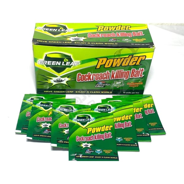 Powder Cockroach Killing Bait 50 Packs