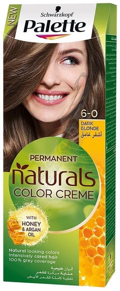 Palette Natural Color Cream 6-0 Dark Blondy 50 Ml