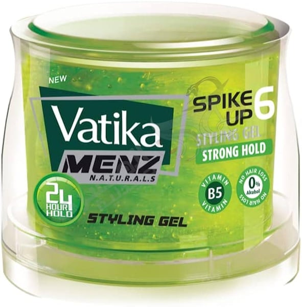 Dabur Vatika Menz Styling Gal Spik Up Hold &Shine Strong Hold 185+65 Free = 250 Ml