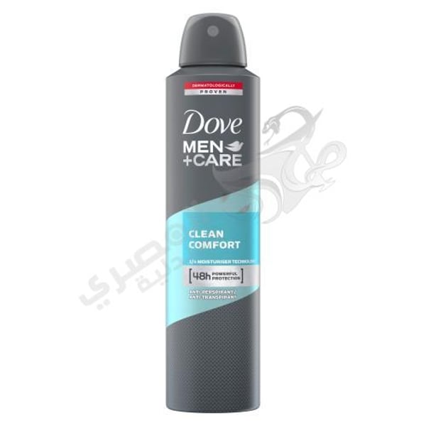 Dove Spray Deodorant Men Care Clean Comfort By Unilover 250 Ml