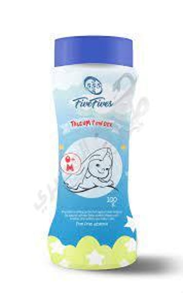 Five Fives Talcum Powder Blue 200 Gm