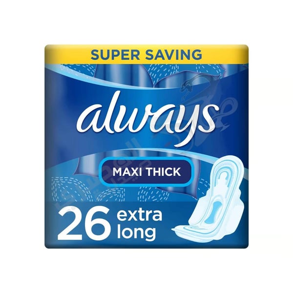 Always Maxi Thick Long 28 + 3 Pcs 26 Pads Size Long