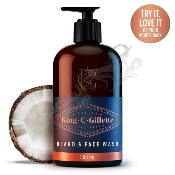 Gillette King . C . Face And Beard Wash By Gillete 350 Ml