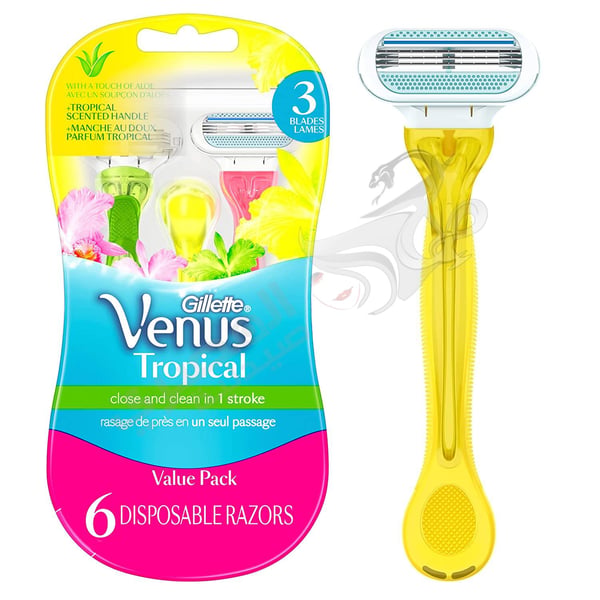 Gillette Venus Tropical Womens Disposable Razor 6