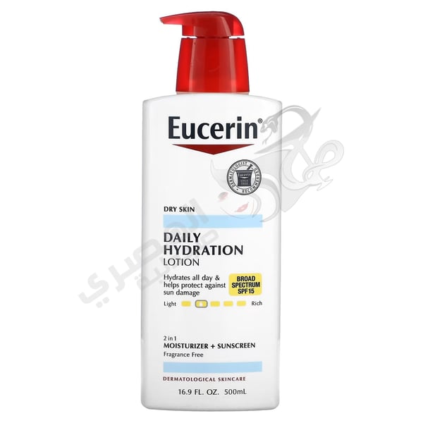 Eucerin  Daily Hydration Lotion Spf 15 Fragrance Free 16.9 Fl Oz () 500 Ml