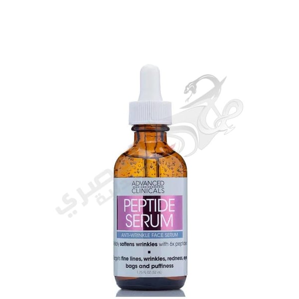Advanced Clinicals Peptide Serum For Wrinkles Fine Lines+ Puffiness Moisturizing 52 Ml