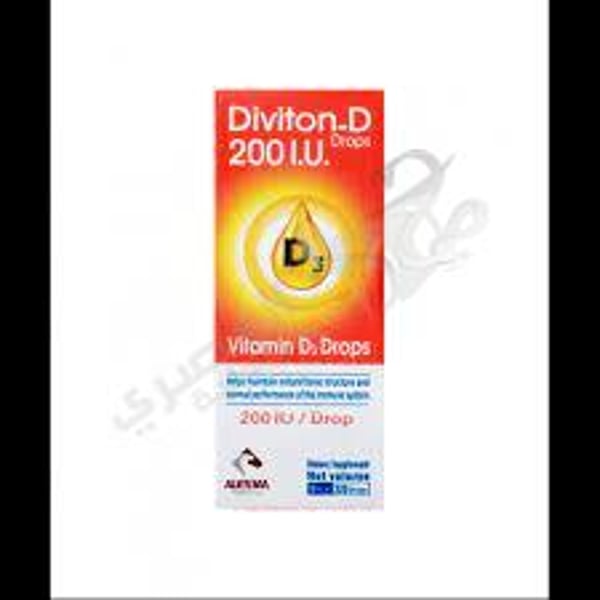 Diviton-D 200 I.U. Vitamin D3 Drops 10 Ml