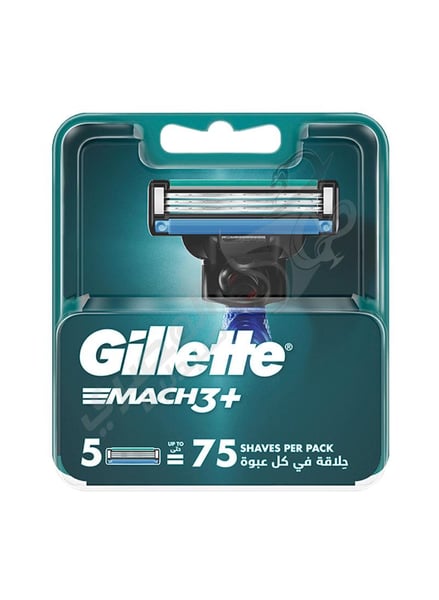 Gillette Mach3 Plus Blades 5Pcs