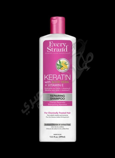 Every Strand Keratin With Alo Vera And Vitamen E Repairing Shampoo 399 Ml