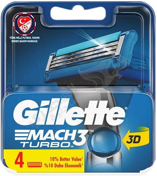 Gillette Mach3 Turbo 4 Blade