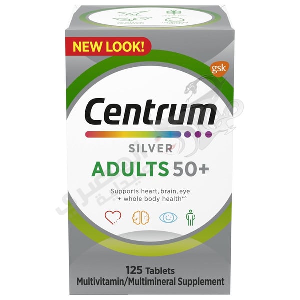 Centrum Silver Adult+50 125 Tablets