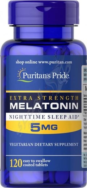 Puritan'S Pride Extra Strength Melatonin - 5 Mg 60 Softgels