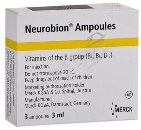 neurobion vitamin b1 b6 b12 injection Forte Methylcobalamin B2 Niacin Liquid Shots Daily Energy & Nervous System Support Complex Easy Oral Drinkable10 Vials Neurobion Immune Support What is Neurobion? | Vinmec
