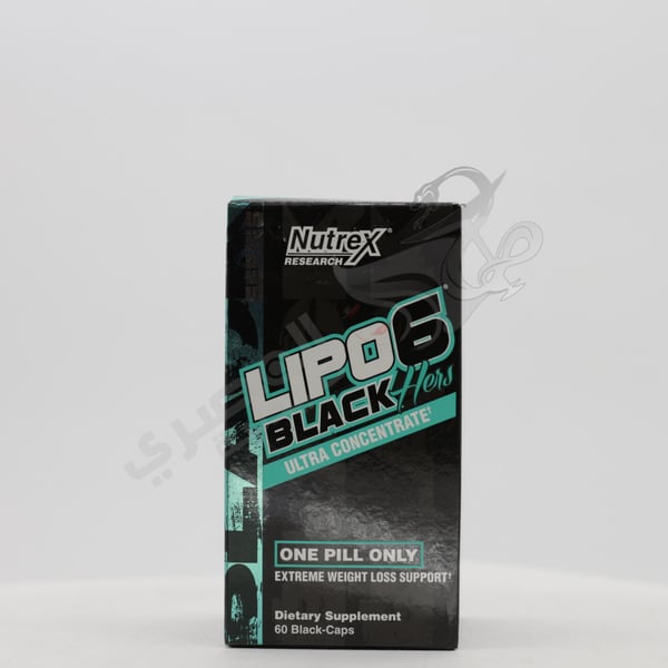 Nutrex Research Lipo 6 Black Hers Ultra Concentrate Fat Burner Pills 60Count
