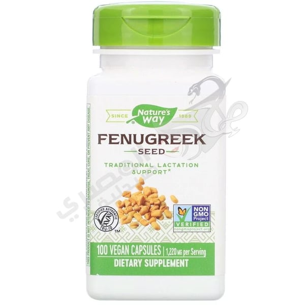 Nature'S Way  Fenugreek Seed 1 220 Mg 100 Vegetarian Capsules