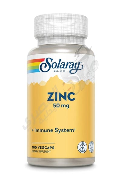 Solaray Zinc 50 M 100 Vegcaps