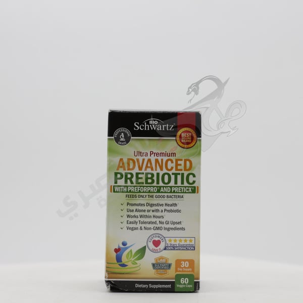 Bioschwartz Advanced Prebiotic Caps 60 Capsules