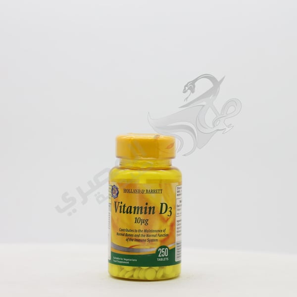 Special Import - Holland & Barrett Vitamin D3 250 Tablets 10Ug
