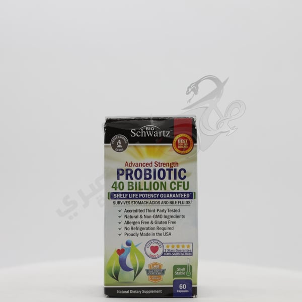 Bioschwartz Probiotic 40 Billion Cfu 60 Capsules