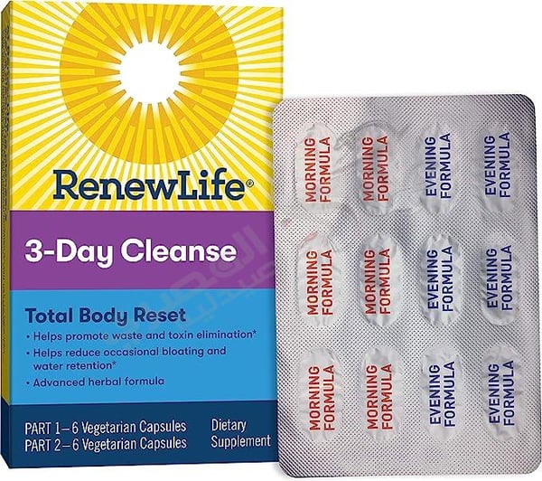Renew Life Adult Total Body Reset Cleanse 3-Day Program 12 Capsules