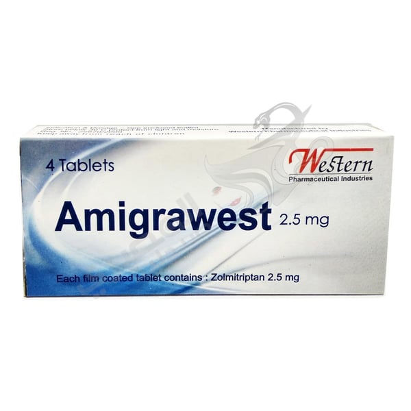 Amigrawest 2.5 Mg 4 Tablets