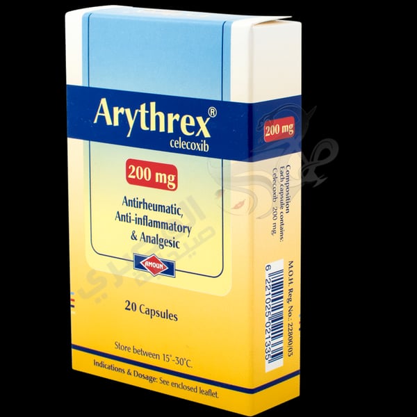 Arythrex 200 Mg 20 Capsules