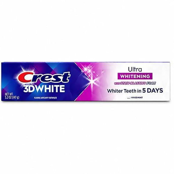 Crest 3D White Ultra Whitening With Stain-Blasting Foam 147g