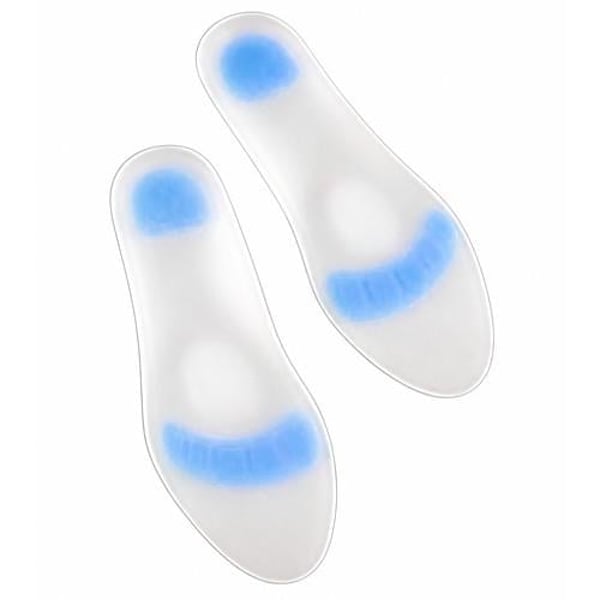 Power Flat Foot Orthotic Insoles Gel Arch Support Size XXL (45 - 46)