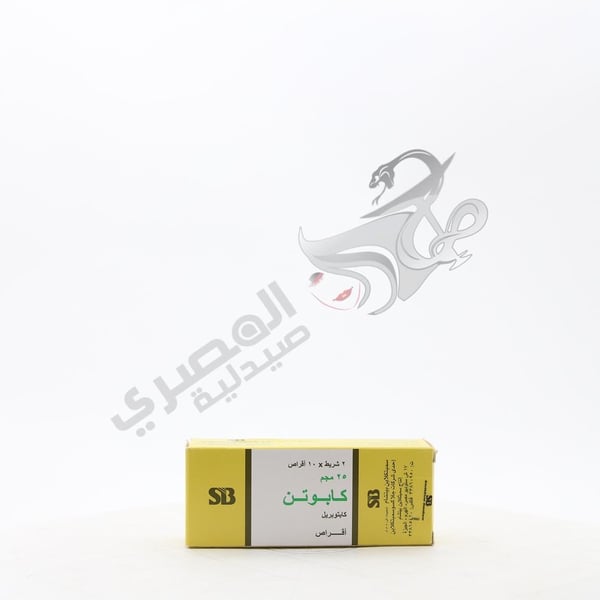 Capoten 25 Mg 20 Tablets