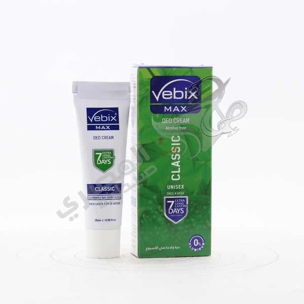 Vebix Deodorant Cream Max Classic Unisex 15 Gm