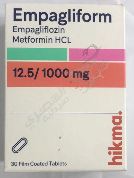 Empagliform 12.5/ 1000 Mg 30 Tablets
