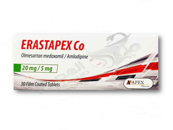 Erastapex Co 5/20 Mg 30 Tablets