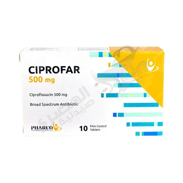 Ciprofar 500 Mg 10 Tablets