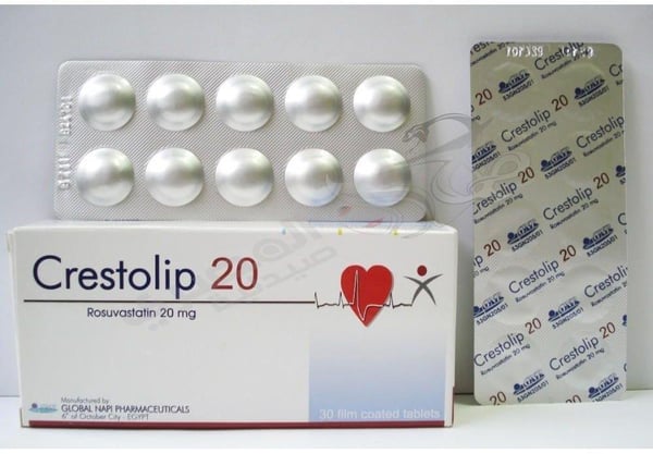 Crestolip 20 Mg 30 Tablets