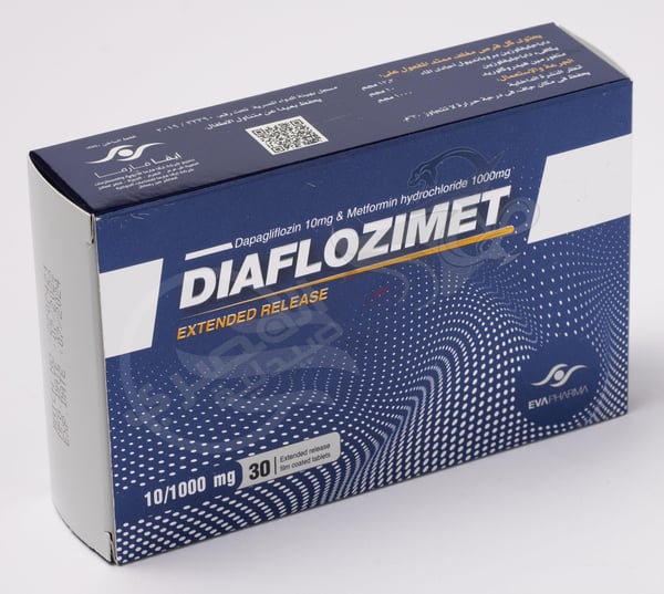 Diaflozimet 10/1000 Mg 30 Tablets