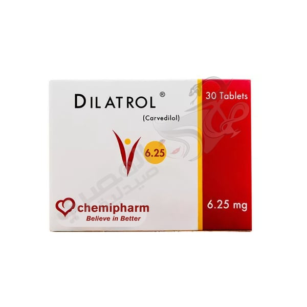 Dilatrol 6.25 Mg Tablets