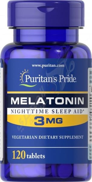 Puritan'S Pride Melatonin 3 Mg 120 Tablets
