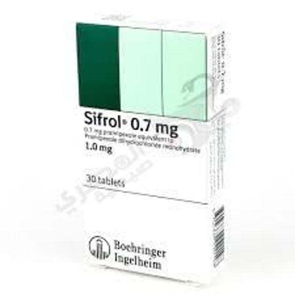 Sifrol 0.7 Mg 30 Tablets