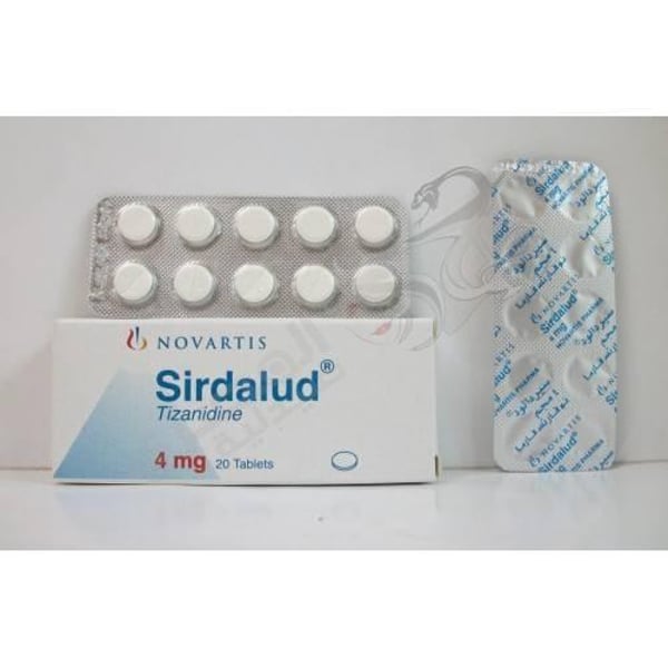 Sirdalud 4 Mg 20 Tablets
