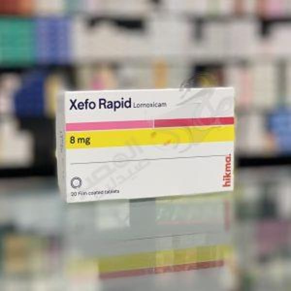 Xefo Rapid 8 Mg 20 Tablets