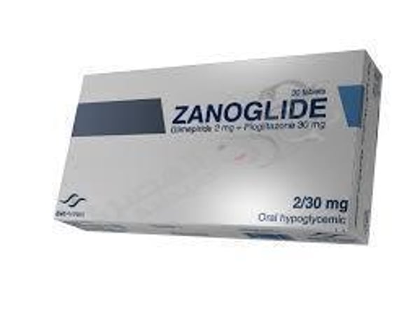 Zanoglide 2/30 Mg 30 Tablets