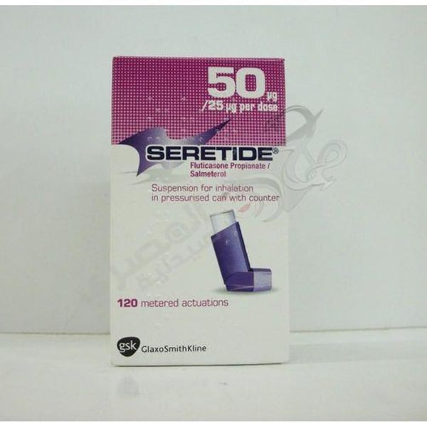 Seretide 50 / 25 Mcg 120 Doses Evohaler