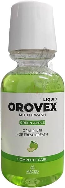 Orovex Liquid Mouth Wash Green Apple 250 Ml