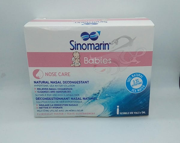 Sinomarin Babies Nose Care 18 Vials 5 Ml