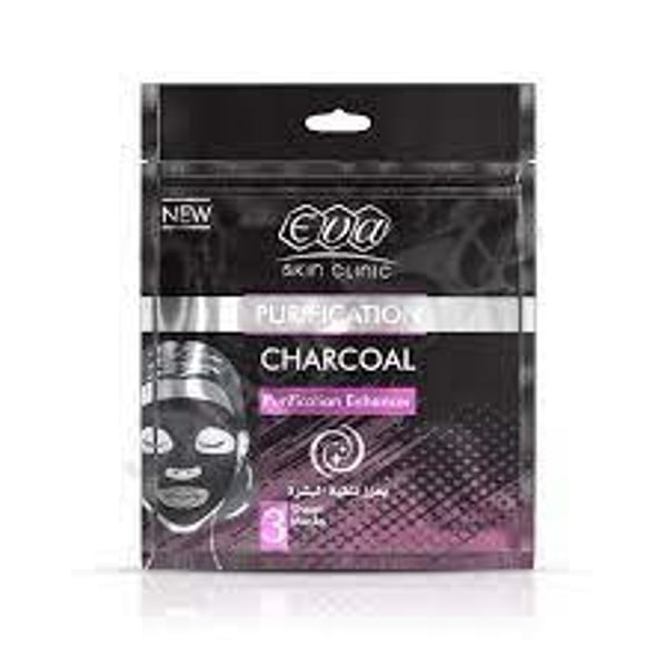 Eva Purification Charcoal 3 Sheet Masks 42 Ml