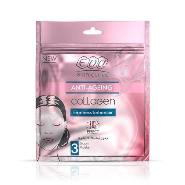 Eva Anti-Ageing Collagen 3 Sheet Masks 42 Ml