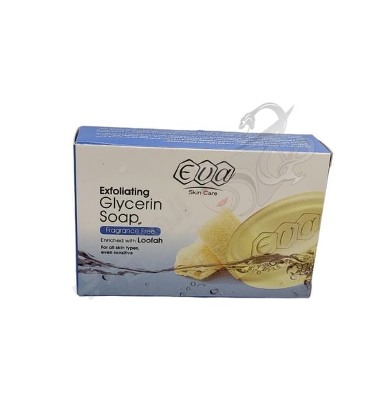 Eva Exfoliating Glycerin Soap Fragrance Free Enriched With Loofah For All Skin Types Even Sensitive