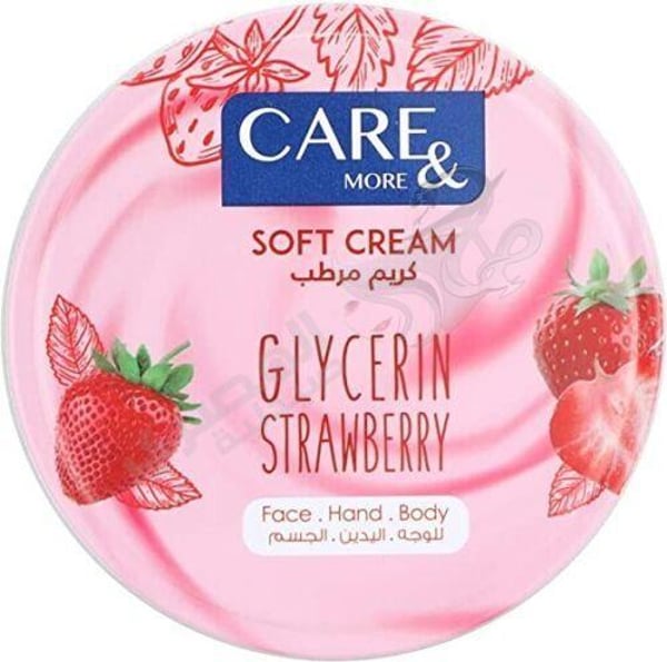 Care & More Soft Cream With Glycerin Strawbery 75 Ml