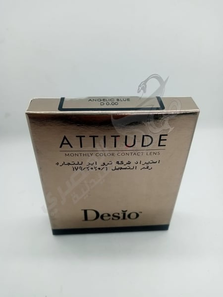 Desio Attitude Color Lenses Monthly Angelic Blue