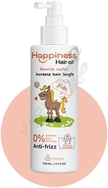 Happiness Baby Hair Oil With Natural Oils /4.1Oz 120 Ml